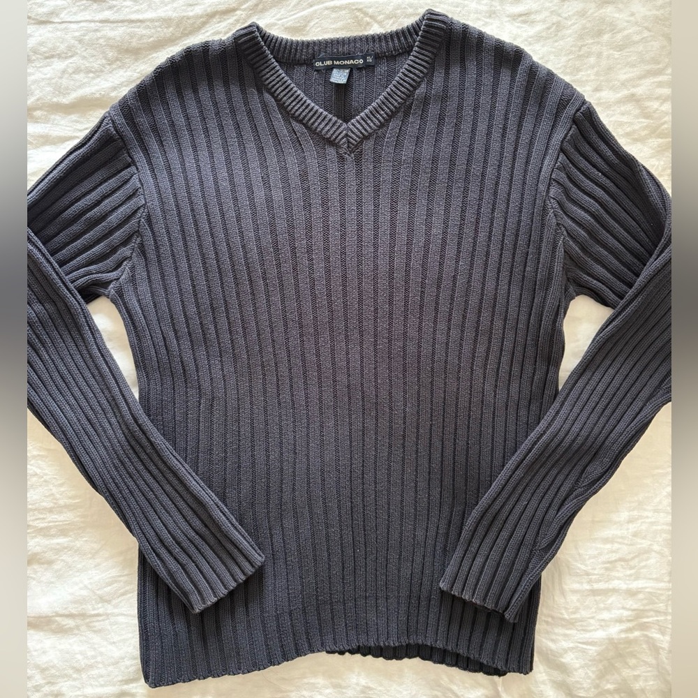 Club Monaco V-Neck Knit